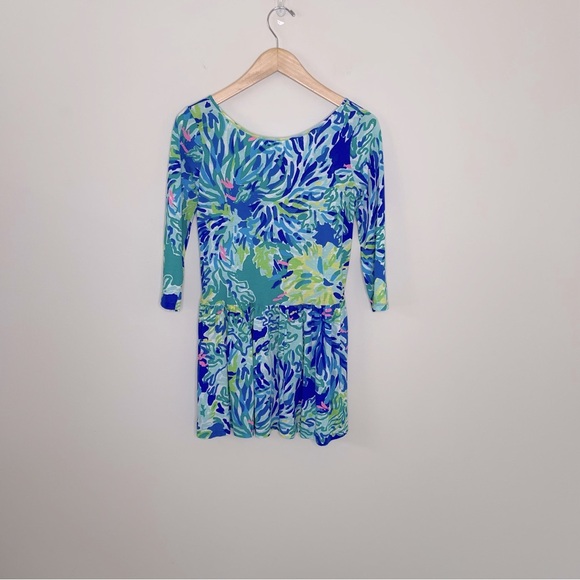 LILLY PULITZER LYNN GIRLS T SHIRT DRESS WADE AND SEA Size XL back to school - Picture 9 of 11